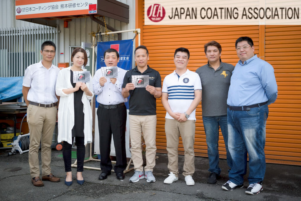 車磨き研磨の評価判定 カーコーティング施工の基礎技術 ついに海外へ 車のお手入れ専門店 エコスタイル 熊本市北区